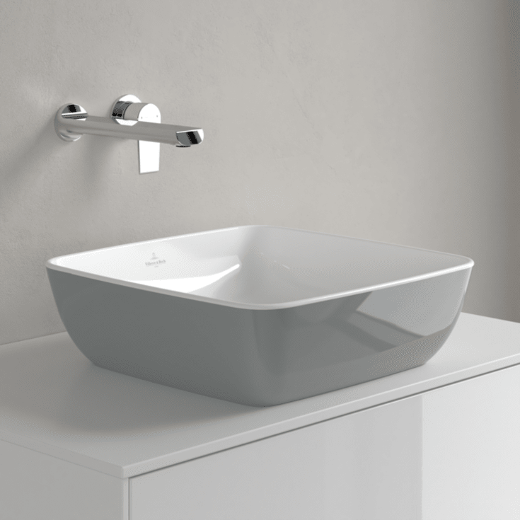 Villeroy & Boch Artis tvättställ, 41x41 cm, grå