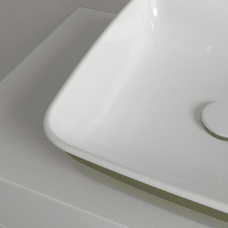 Villeroy & Boch Artis toppmontert servant, 41x41 cm, grønn