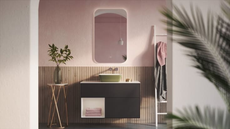 Villeroy & Boch Artis tvättställ, 41x41 cm, grön