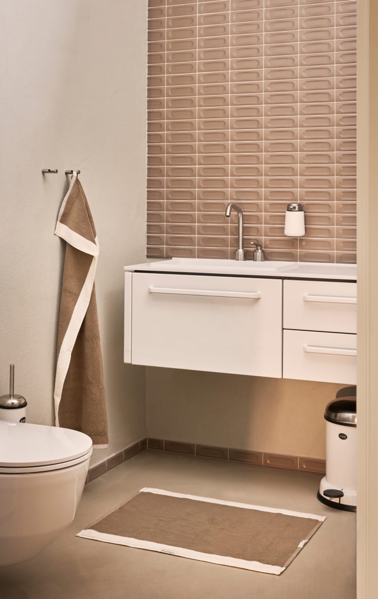 Vipp 101 baderomsmatte, 50x70 cm, brun