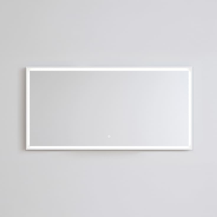 Copenhagen Bath Fanø 140 Speil, 140x70 cm, duggfritt, hvit matt/glass