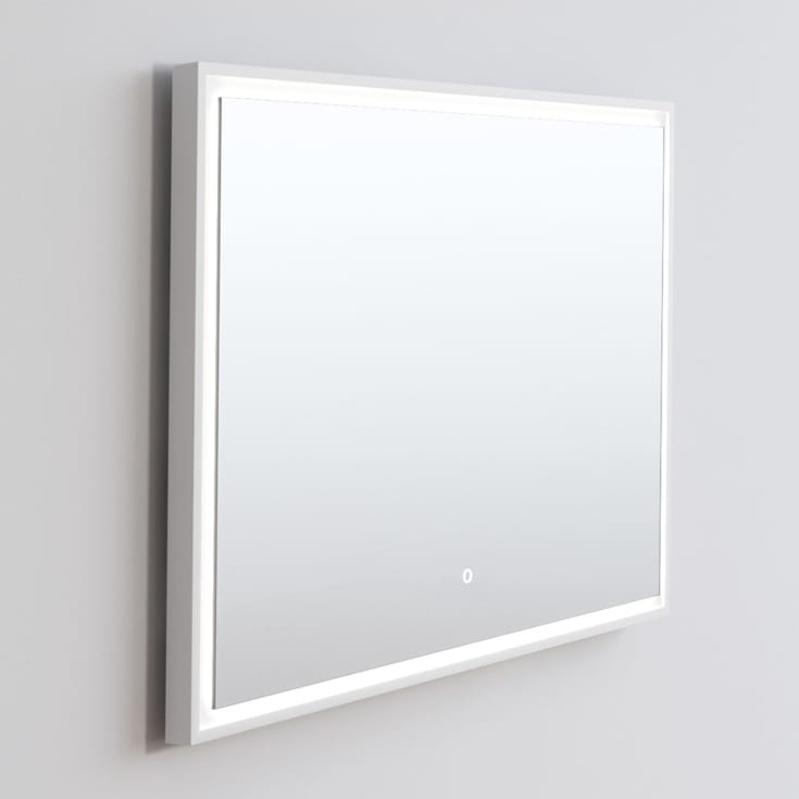 Copenhagen Bath Fanø 100 Speil, 100x70 cm, duggfritt, hvit matt/glass