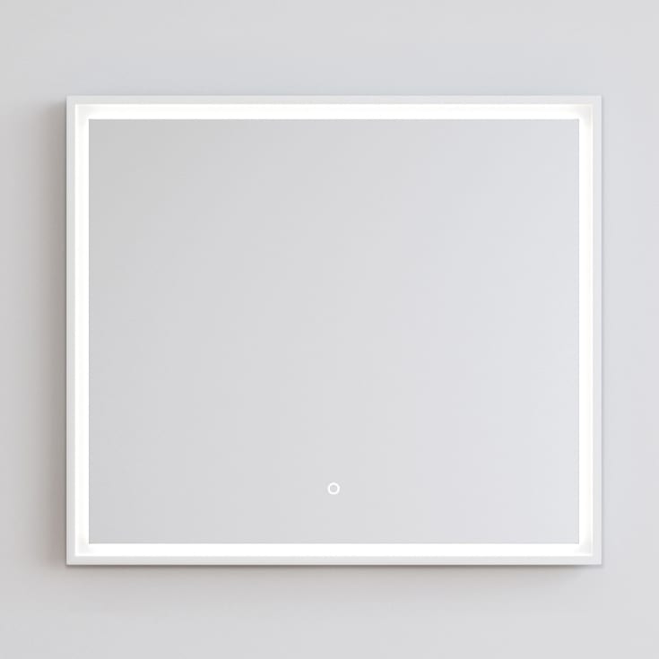 Copenhagen Bath Fanø 80 Speil, 80x70 cm, duggfritt, hvit matt/glass