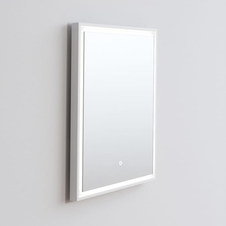 Copenhagen Bath Fanø 60 Speil, 60x60 cm, duggfritt, hvit matt/glass