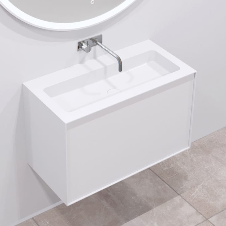 Copenhagen Bath Nexø 80 møbelpakke, 80x40 cm, hvit matt