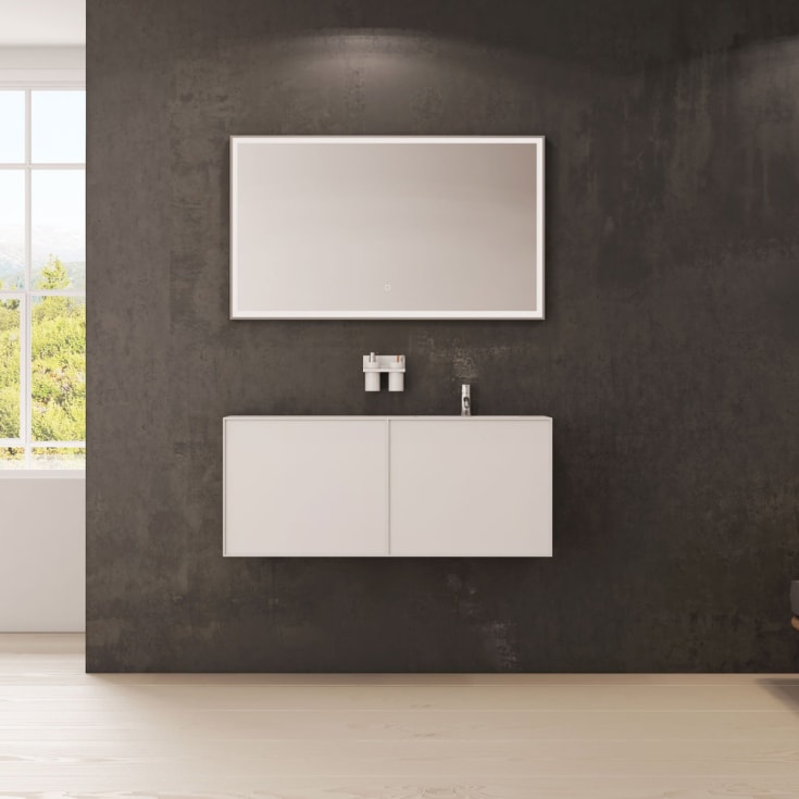 Copenhagen Bath Nexø 120 møbelpakke, høyre, 120x40 cm, hvit matt