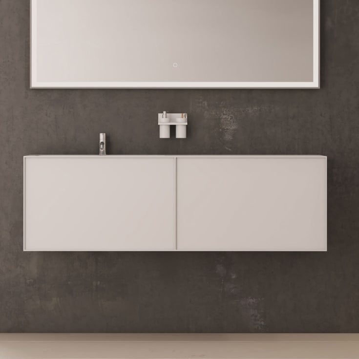 Copenhagen Bath Nexø 160 servantskap, venstre, 160x40 cm, hvit matt