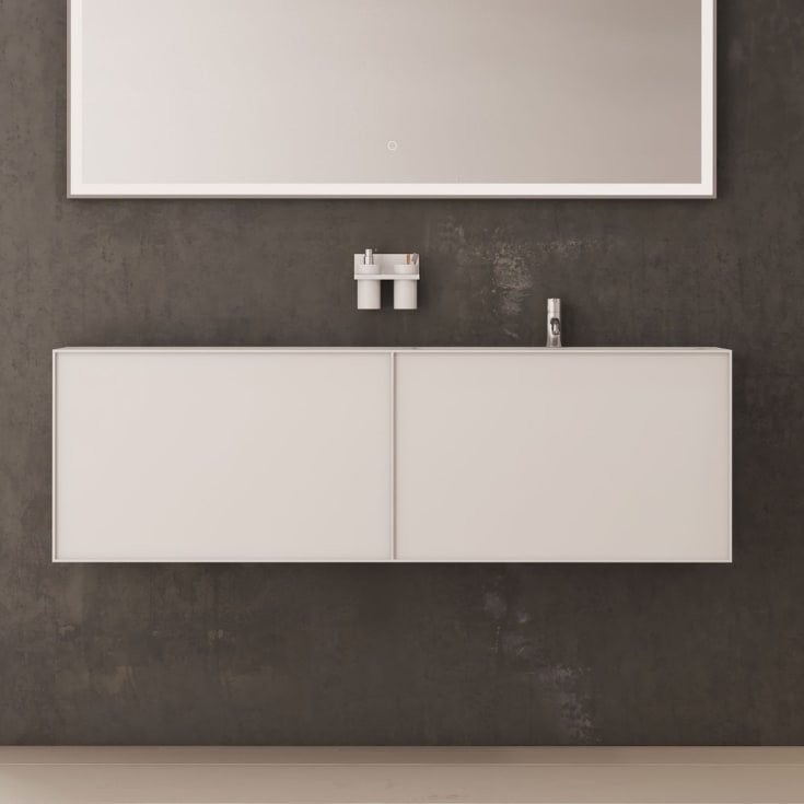 Copenhagen Bath Nexø 160 servantskap, høyre, 160x40 cm, hvit matt