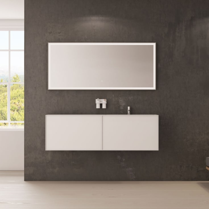 Copenhagen Bath Nexø 160 servantskap, høyre, 160x40 cm, hvit matt