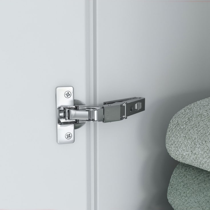 Copenhagen Bath SQ2 36 høyskap, vendbar, 145x36x23 cm, hvit matt