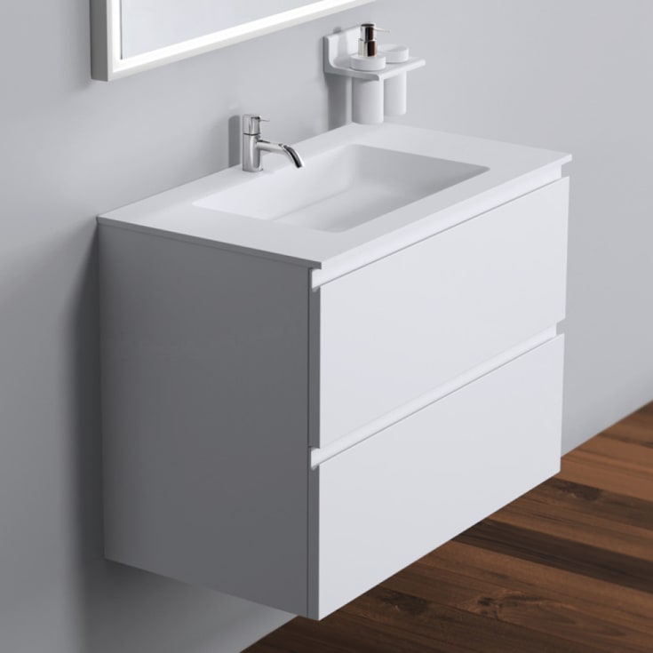 Copenhagen Bath Malmø 80 møbelpakke, 80x45x60 cm, hvit matt