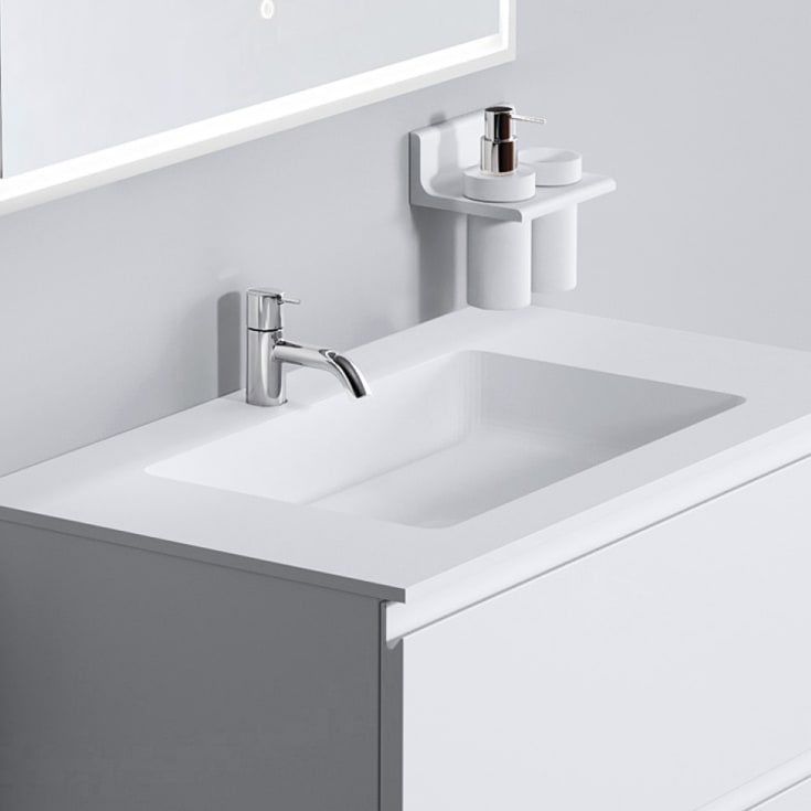 Copenhagen Bath Malmø 80 møbelpakke, 80x45x60 cm, hvit matt