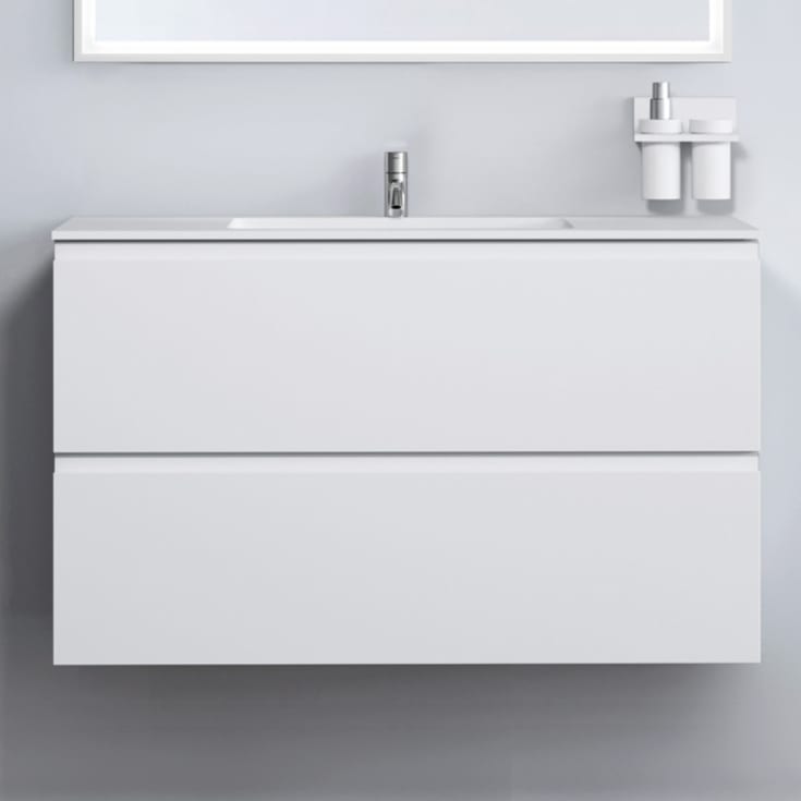 Copenhagen Bath Malmø 100 møbelpakke, 100x45x60 cm, hvit matt