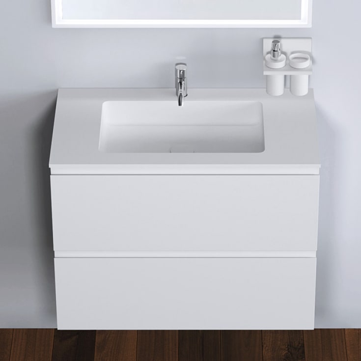Copenhagen Bath Malmø 80 møbelpakke, 80x45x60 cm, hvit matt