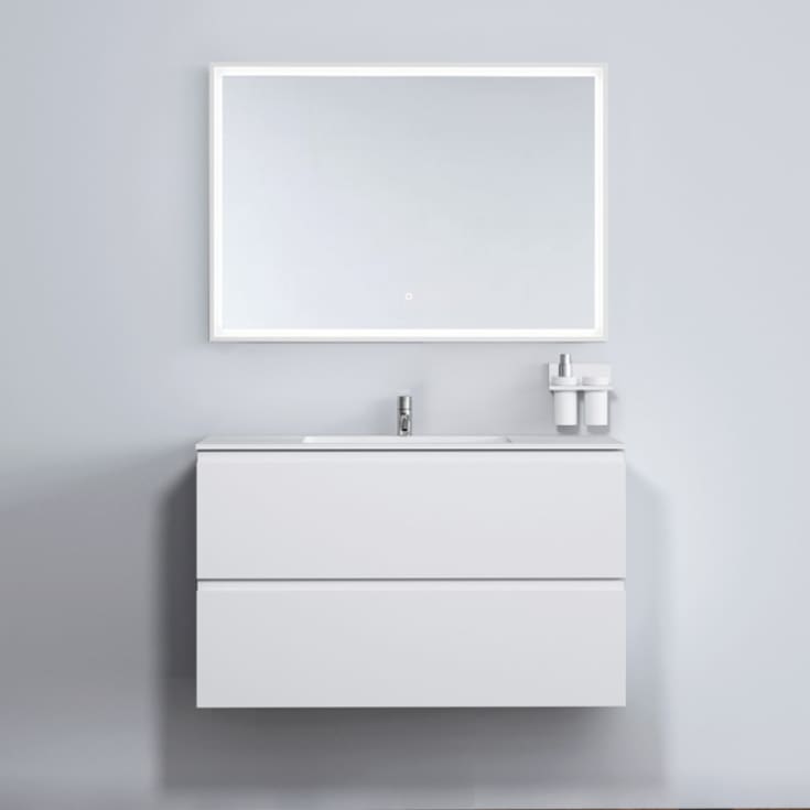 Copenhagen Bath Malmø 100 møbelpakke, 100x45x60 cm, hvit matt