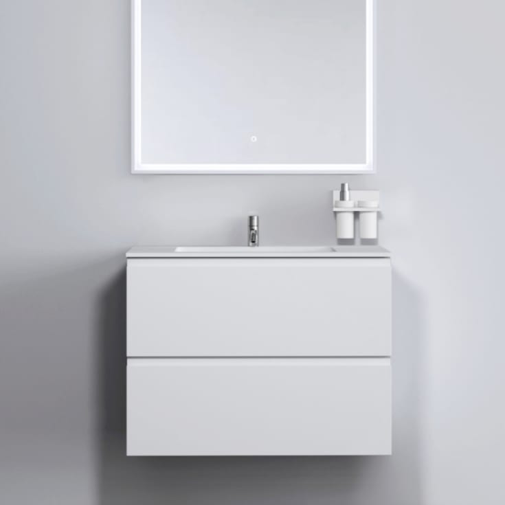 Copenhagen Bath Malmø 80 møbelpakke, 80x45x60 cm, hvit matt