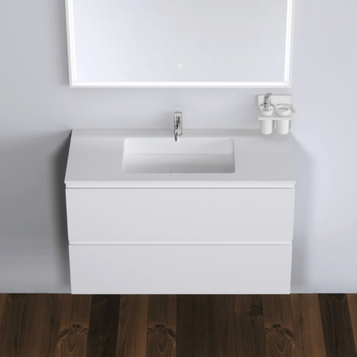 Copenhagen Bath Malmø 100 møbelpakke, 100x45x60 cm, hvit matt