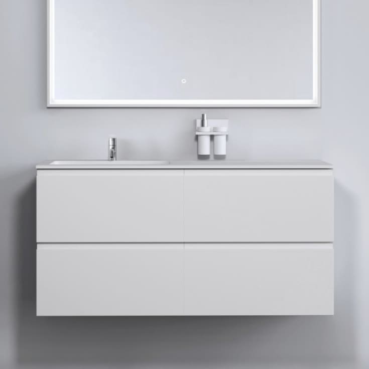 Copenhagen Bath Malmø 120 møbelpakke, venstre, 120x45x60 cm, hvit matt