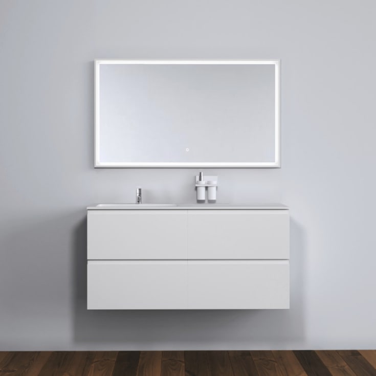 Copenhagen Bath Malmø 120 møbelpakke, venstre, 120x45x60 cm, hvit matt