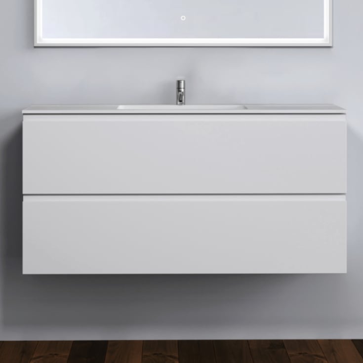 Copenhagen Bath Malmø 120 møbelpakke, 120x45x60 cm, hvit matt