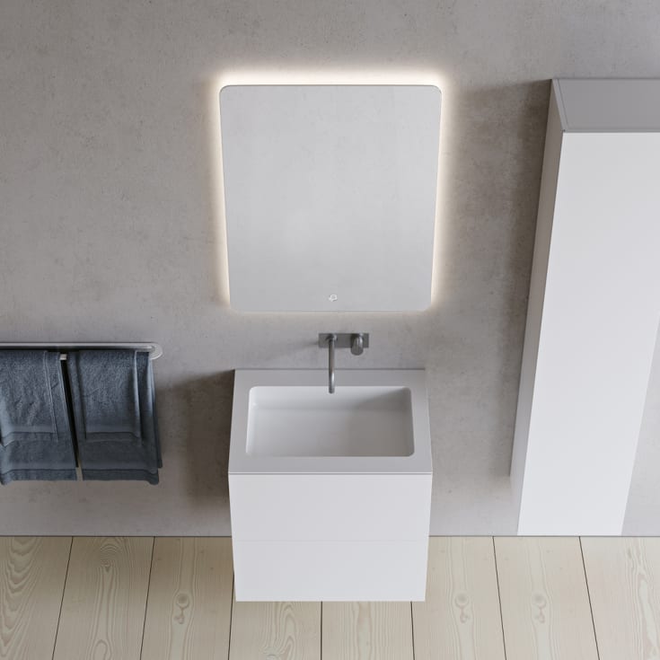 Copenhagen Bath SQ2 60 møbelpakke, 60x45x60 cm, hvit matt