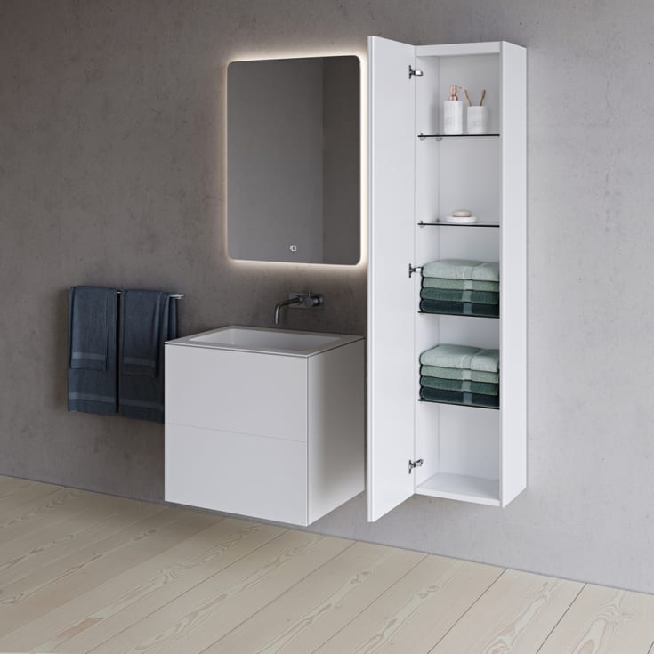 Copenhagen Bath SQ2 60 møbelpakke, 60x45x60 cm, hvit matt
