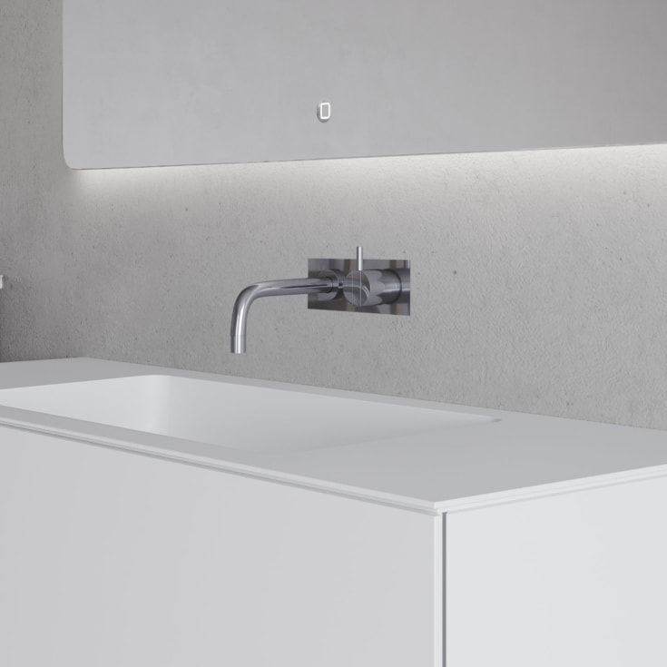 Copenhagen Bath SQ2 100 møbelpakke, 100x45x60 cm, hvit matt