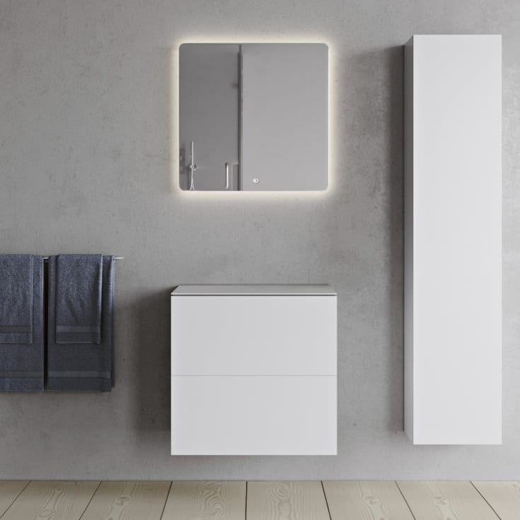 Copenhagen Bath SQ2 60 servantskap, 60x45x60 cm, hvit matt