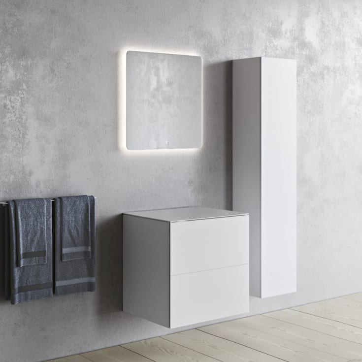 Copenhagen Bath SQ2 60 servantskap, 60x45x60 cm, hvit matt