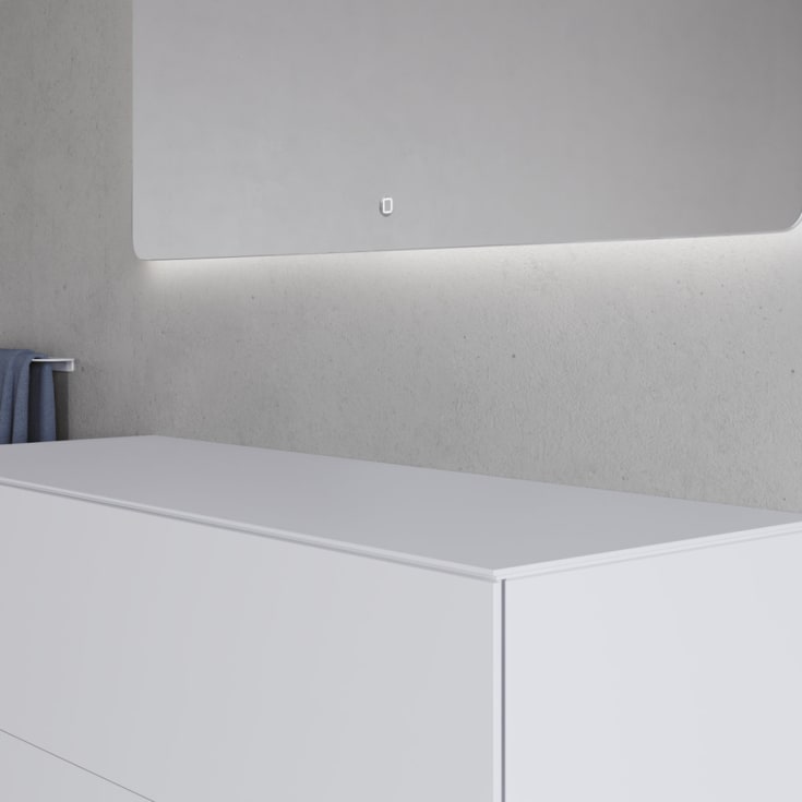 Copenhagen Bath SQ2 100 servantskap, 100x45x60 cm, hvit matt