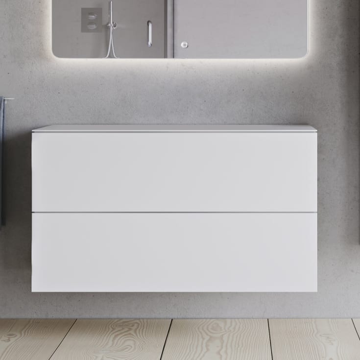 Copenhagen Bath SQ2 100 servantskap, 100x45x60 cm, hvit matt