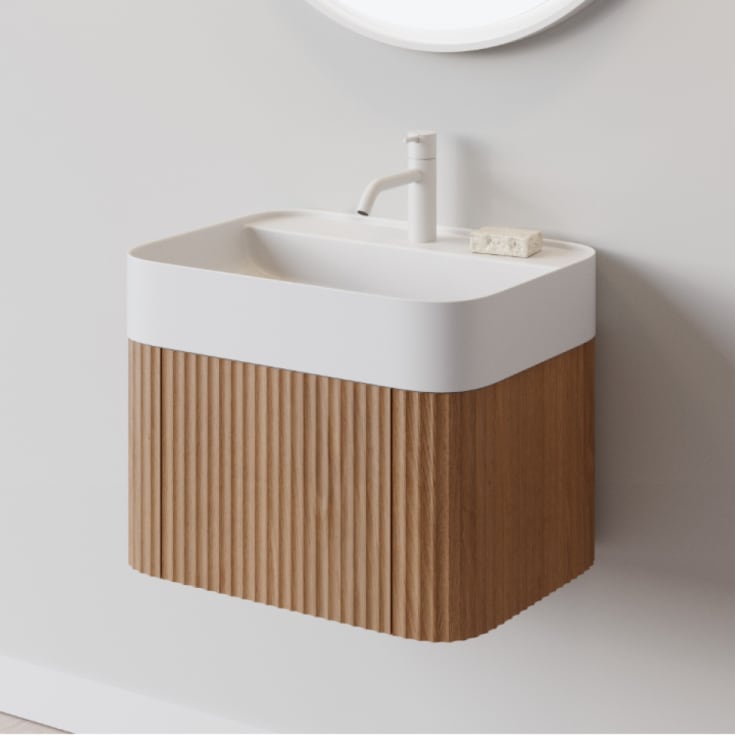 Copenhagen Bath Yuno Kontur 55 møbelpakke, 55x41 cm, eik