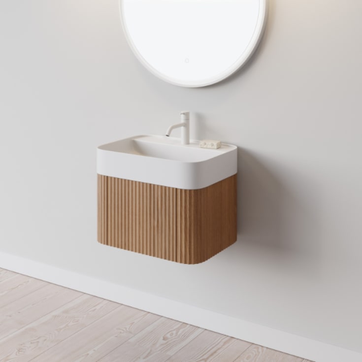 Copenhagen Bath Yuno Kontur 55 møbelpakke, 55x41 cm, eik