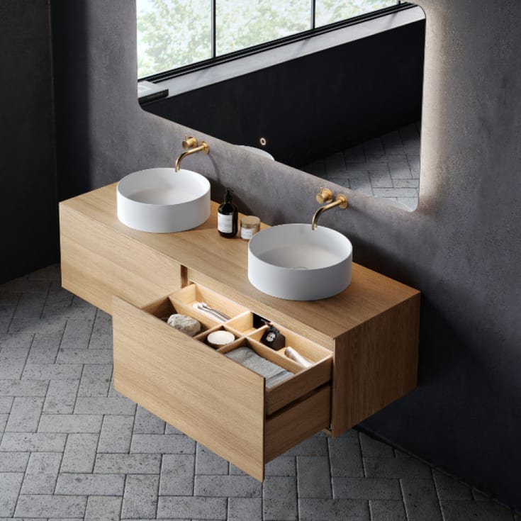 Copenhagen Bath Bergen innvendig skuff, 80 cm, for bergen 160 servantskap