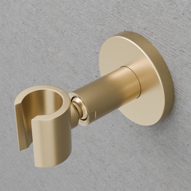 Scandtap Harmonized dusjholder, børstet gull