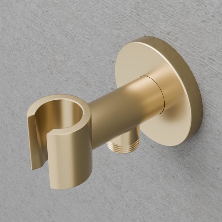 Scandtap Harmonized handduschhållare, borstad guld