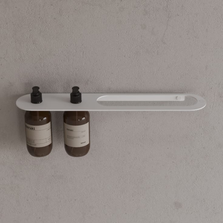 Copenhagen Bath CB 100 såpe og håndkelkrok, hvit matt