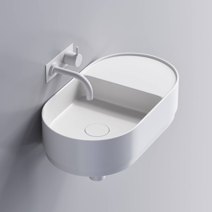 Copenhagen Bath Tårn 54 servant, 54x30 cm, hvit matt