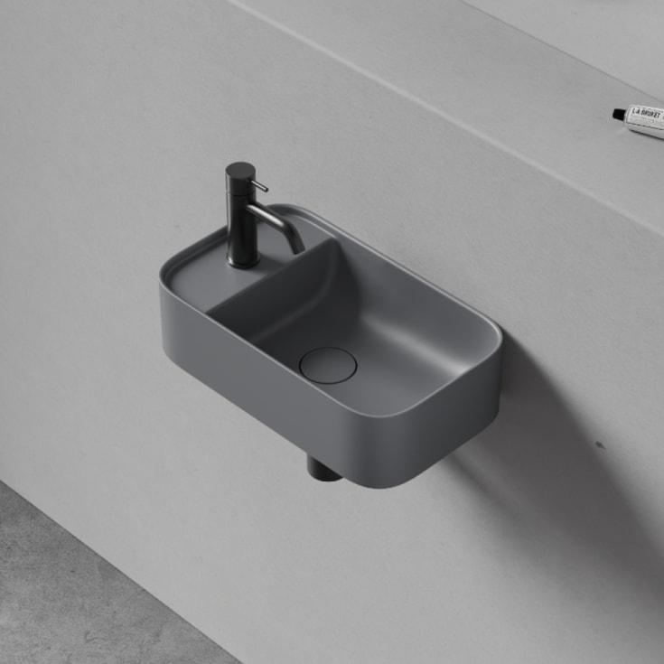 Copenhagen Bath Yuno LR 41 servant, 41x24 cm, grĂ¥ matt