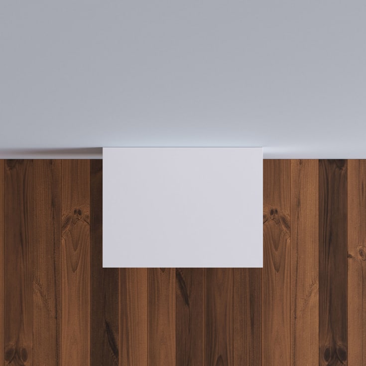 Copenhagen Bath Acovi 60 benkeplate, 60x45 cm, hvit matt