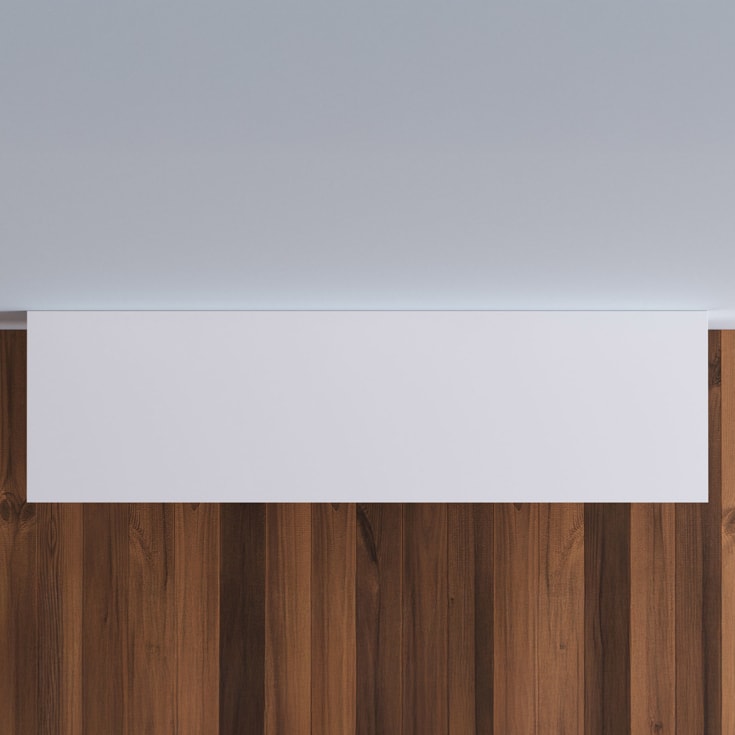 Copenhagen Bath Acovi 160 benkeplate, 160x45 cm, hvit matt