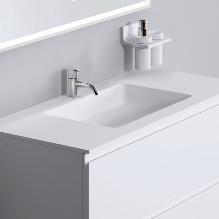 Copenhagen Bath Romsø 100 møbelservant, 100x45 cm, hvit matt