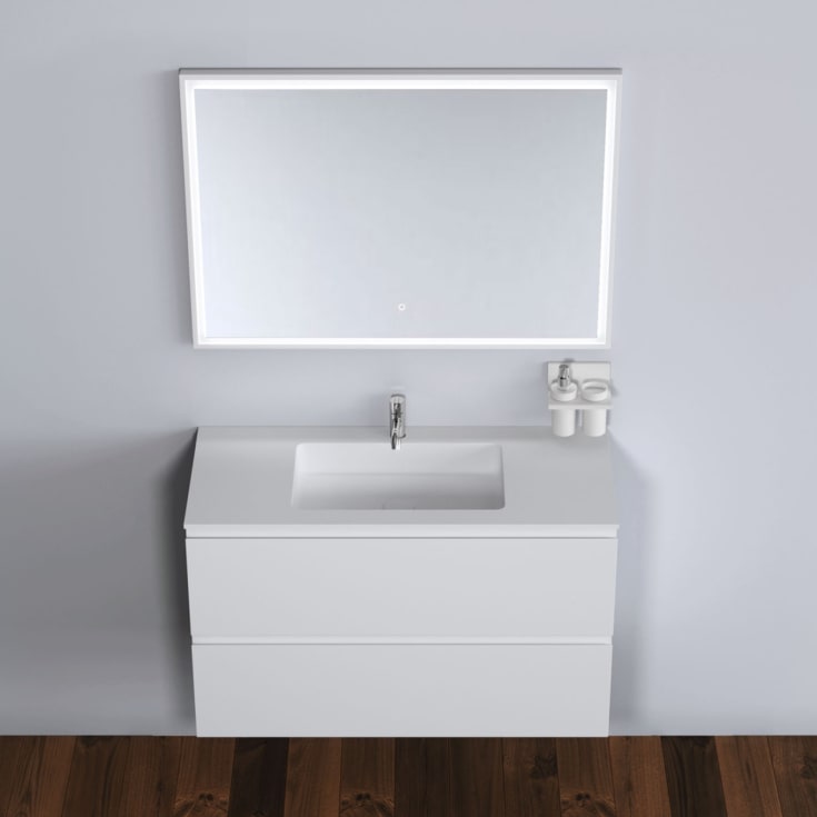 Copenhagen Bath Romsø 100 møbelservant, 100x45 cm, hvit matt