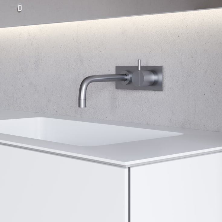 Copenhagen Bath SQ2 120 servant, dobbel, 120x45 cm, hvit matt