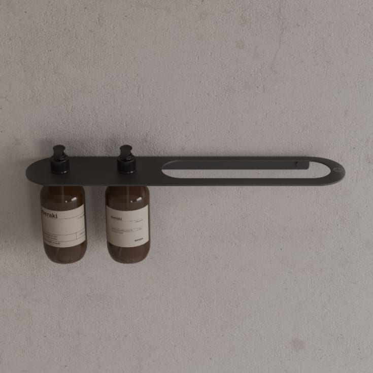 Copenhagen Bath CB 100 såpe og håndkelkrok, sort matt