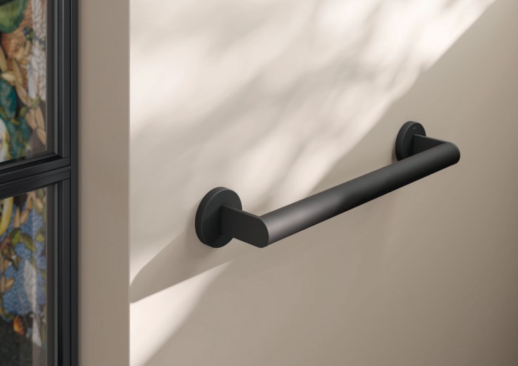 Hewi System 900 stödhandtag, 37 cm, matt svart
