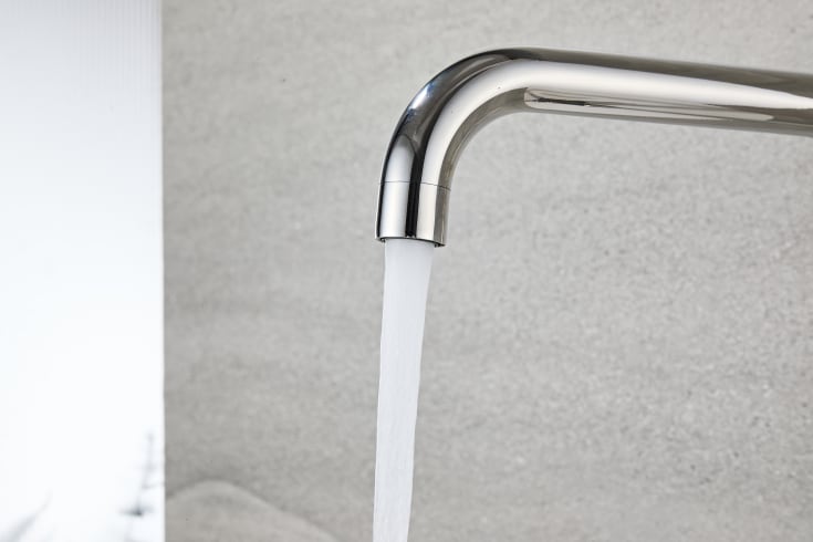 Zen Sanitary köksblandare, rostfritt stål