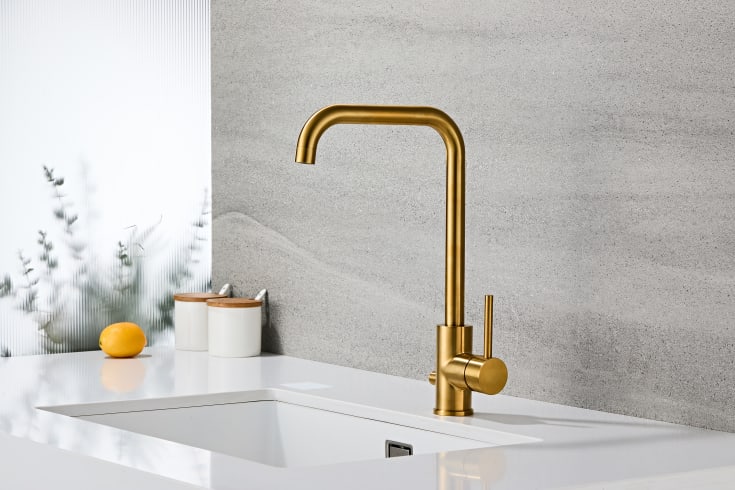 Zen Sanitary köksblandare, mässing