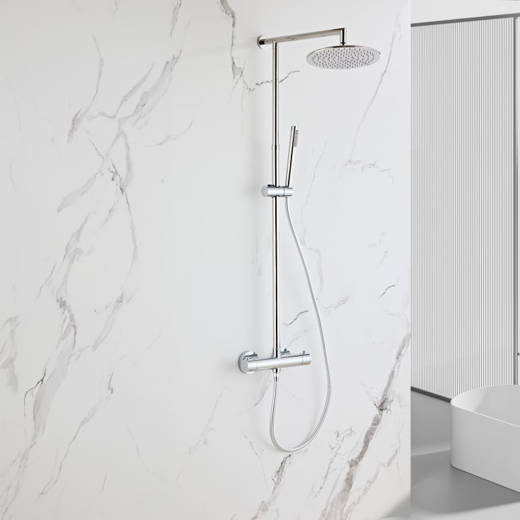 Zen Sanitary duschset, rostfritt stål