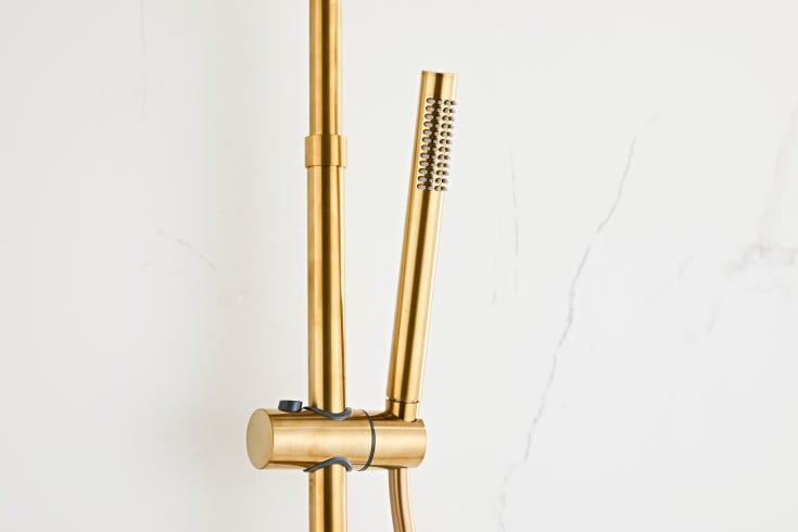 Zen Sanitary duschset, mässing